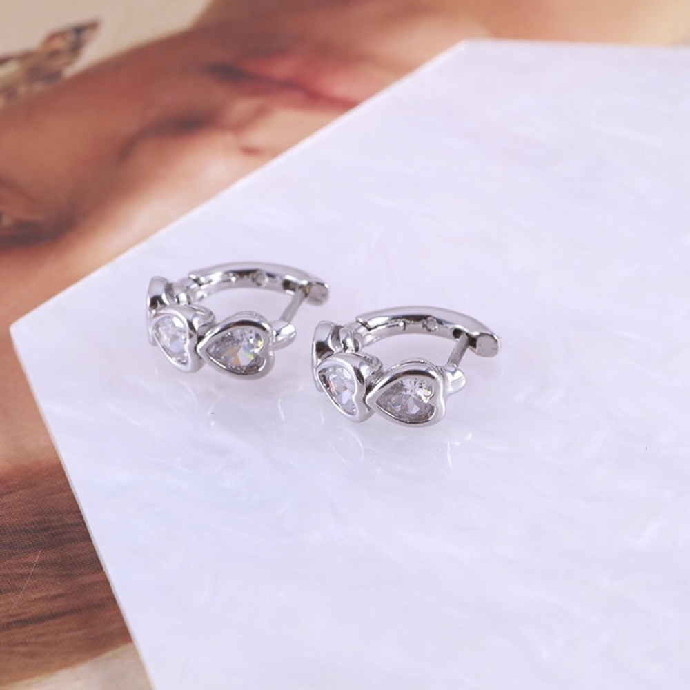 Kate Spade Sparkling Heart-Shaped Stud Earrings